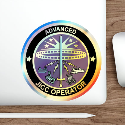 Advanced JICC Operator (U.S. Air Force) Holographic STICKER Die-Cut Vinyl Decal-The Sticker Space