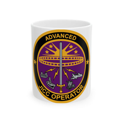 Advanced JICC Operator (U.S. Air Force) White Coffee Mug-11oz-The Sticker Space