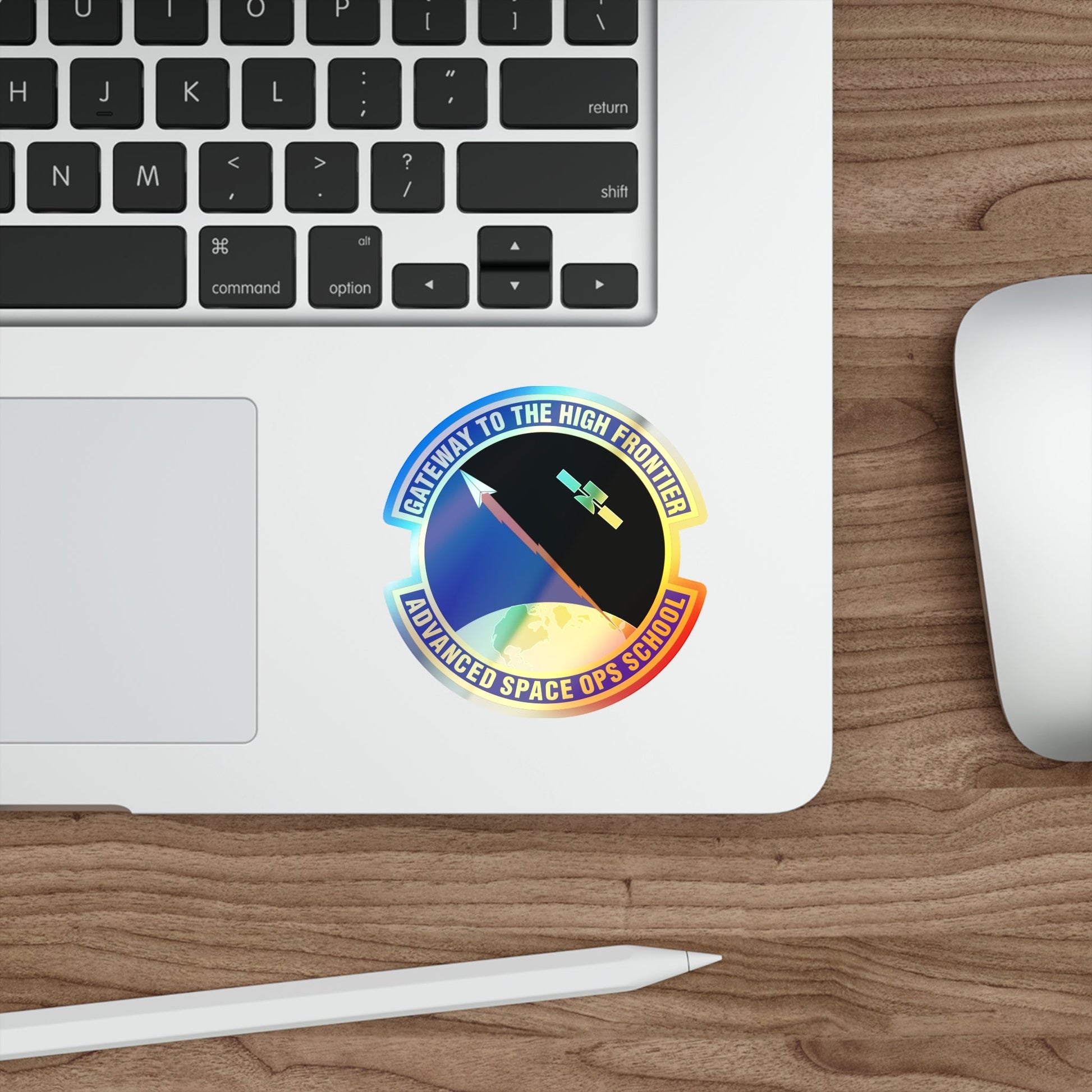 Advanced Space Operations School (U.S. Air Force) Holographic STICKER Die-Cut Vinyl Decal-The Sticker Space