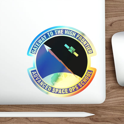 Advanced Space Operations School (U.S. Air Force) Holographic STICKER Die-Cut Vinyl Decal-The Sticker Space
