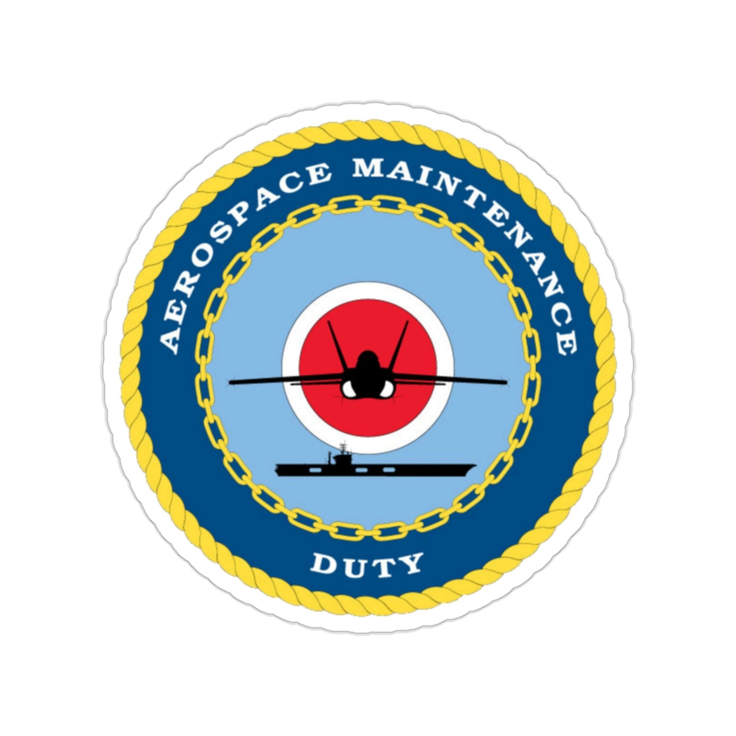Aerospace Maintenance Duty (U.S. Navy) STICKER Vinyl Die-Cut Decal-2 Inch-The Sticker Space