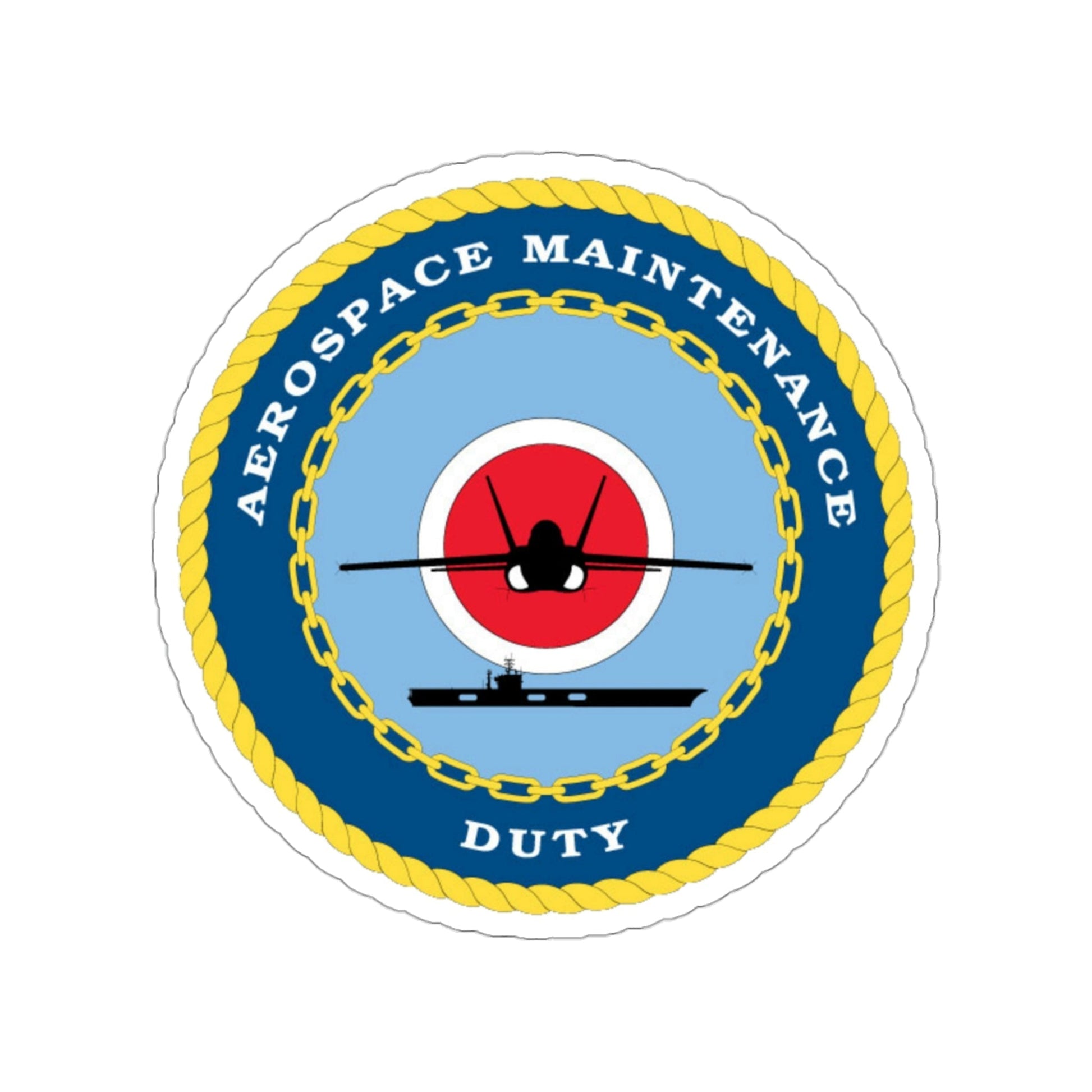 Aerospace Maintenance Duty (U.S. Navy) STICKER Vinyl Die-Cut Decal-3 Inch-The Sticker Space
