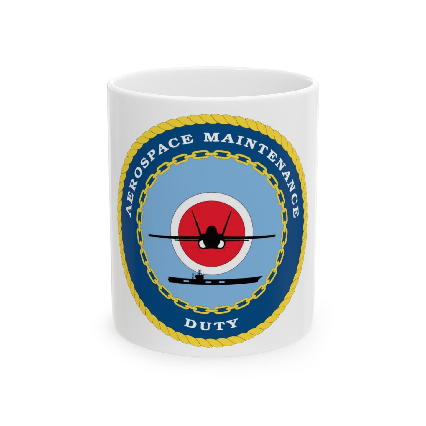 Aerospace Maintenance Duty (U.S. Navy) White Coffee Mug-11oz-The Sticker Space