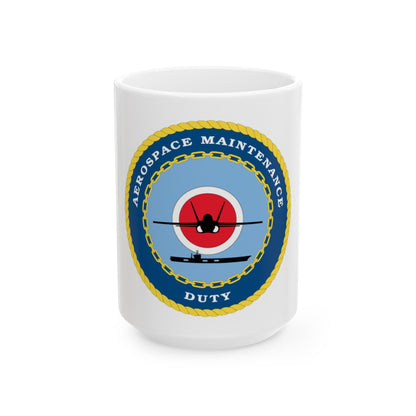 Aerospace Maintenance Duty (U.S. Navy) White Coffee Mug-15oz-The Sticker Space