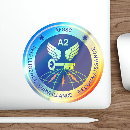 AFGSC A2 (U.S. Air Force) Holographic STICKER Die-Cut Vinyl Decal-The Sticker Space