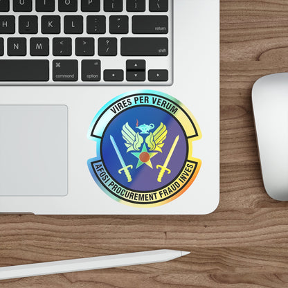 AFOSI Office of Procurement Fraud Investigations (U.S. Air Force) Holographic STICKER Die-Cut Vinyl Decal-The Sticker Space