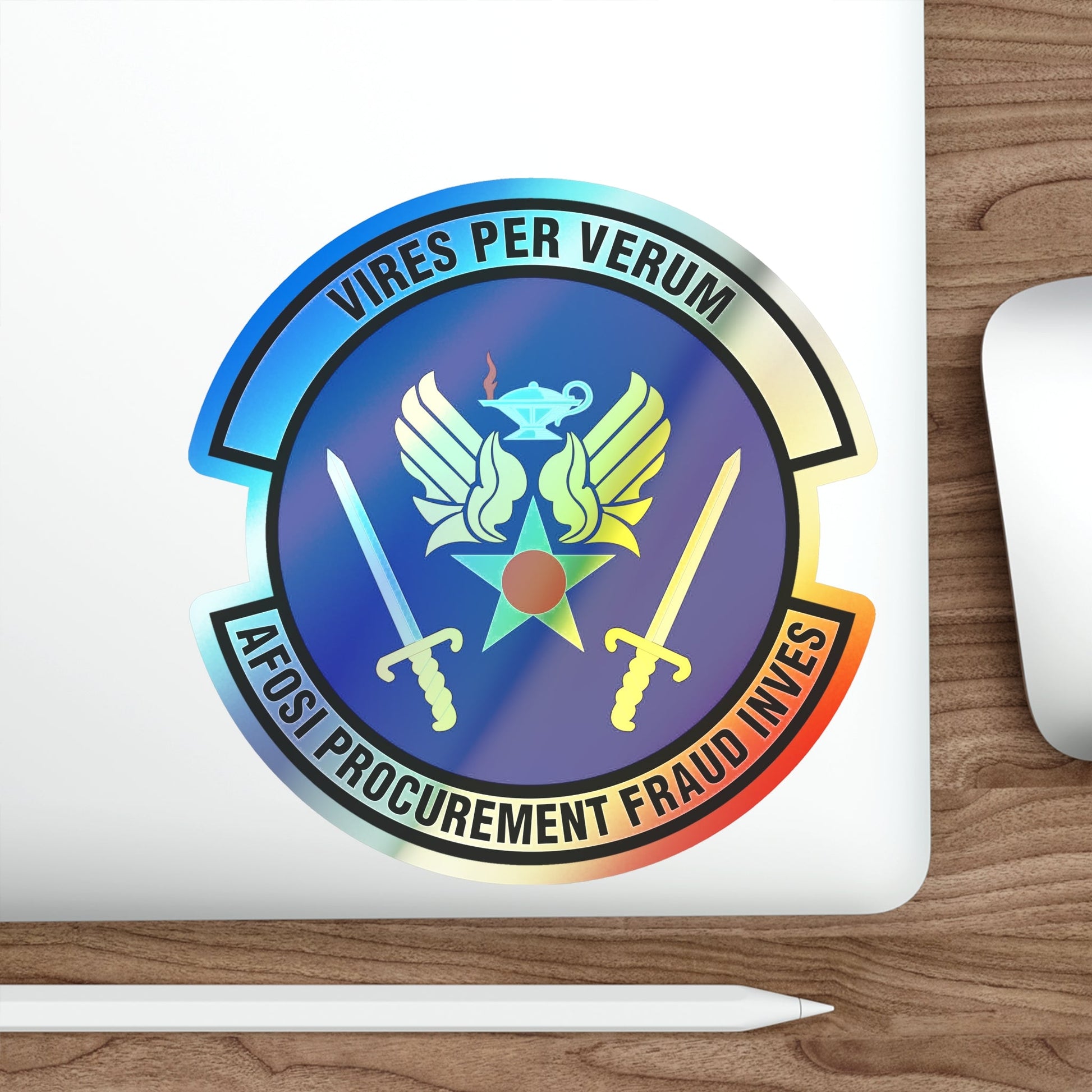 AFOSI Office of Procurement Fraud Investigations (U.S. Air Force) Holographic STICKER Die-Cut Vinyl Decal-The Sticker Space