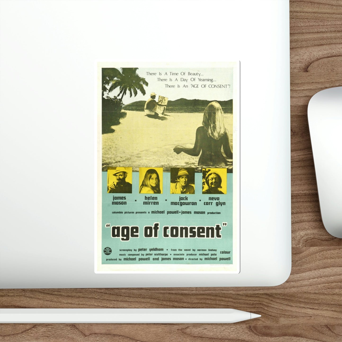 Age of Consent 1969 Movie Poster STICKER Vinyl Die-Cut Decal-The Sticker Space