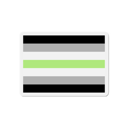 Agender Pride Flag - Die-Cut Magnet-6 × 6"-The Sticker Space