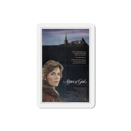 Agnes of God 1985 Movie Poster Die-Cut Magnet-2" x 2"-The Sticker Space
