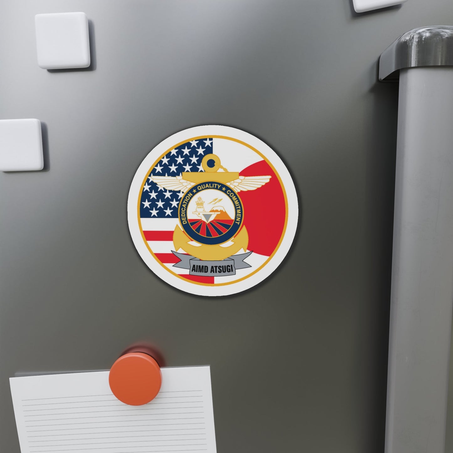AIMD ATSUGI Command (U.S. Navy) Die-Cut Magnet-The Sticker Space