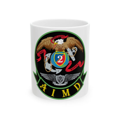 AIMD Two (U.S. Navy) White Coffee Mug-11oz-The Sticker Space