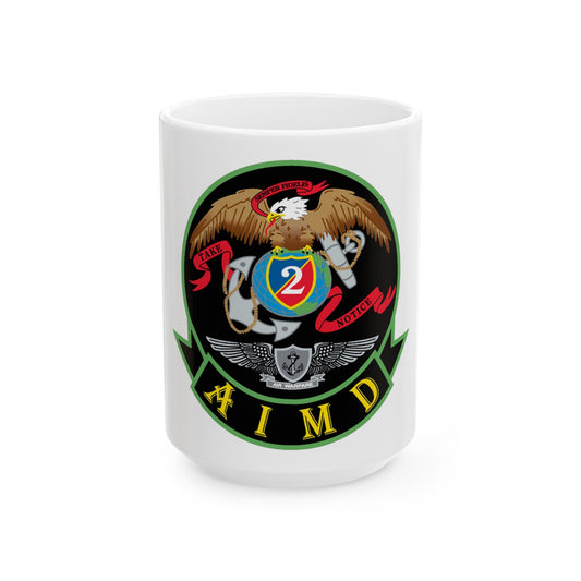 AIMD Two (U.S. Navy) White Coffee Mug-15oz-The Sticker Space