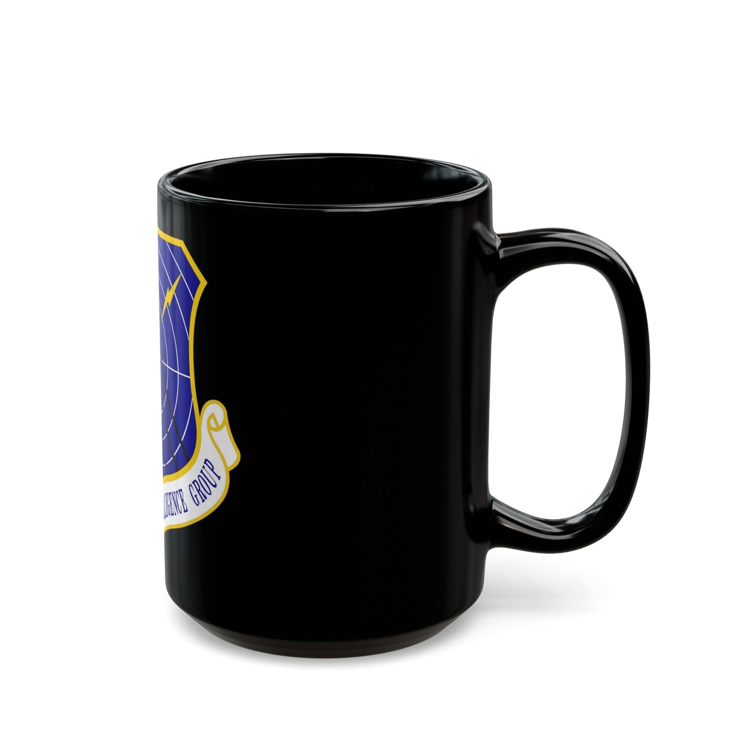 Air & Cyberspace Intelligence Group (U.S. Air Force) Black Coffee Mug-The Sticker Space