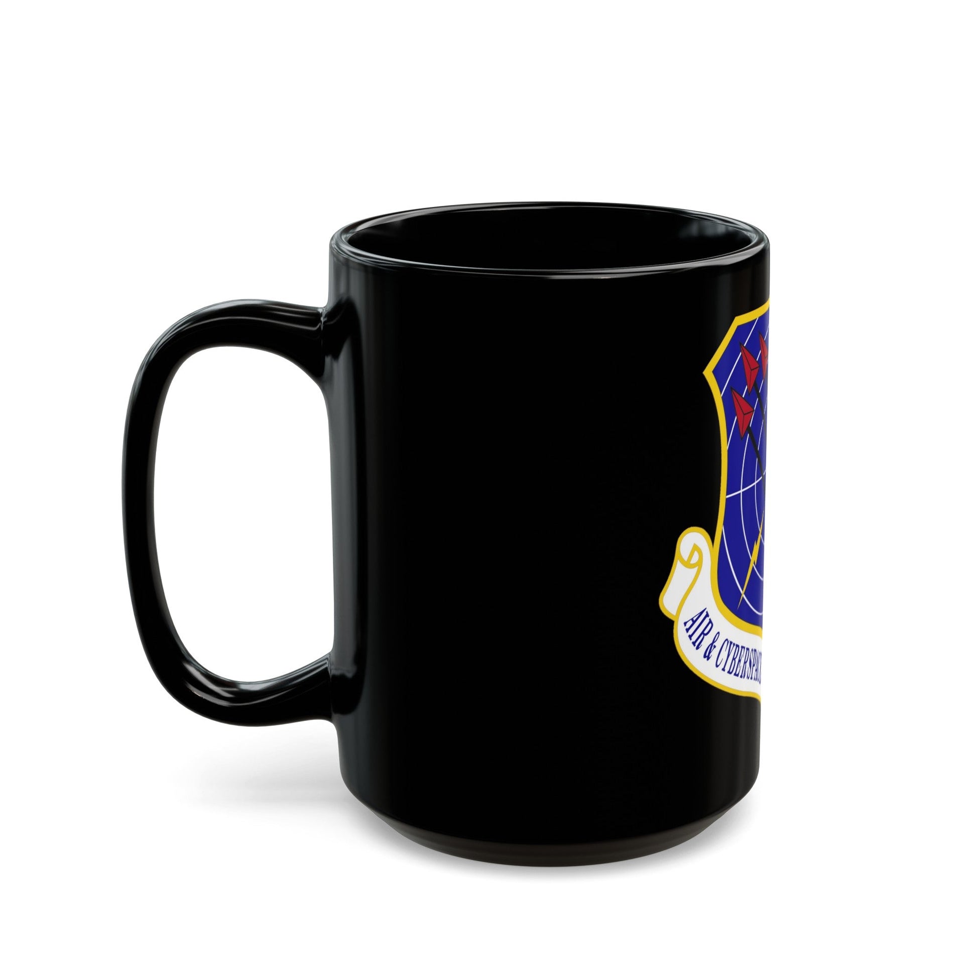Air & Cyberspace Intelligence Group (U.S. Air Force) Black Coffee Mug-The Sticker Space