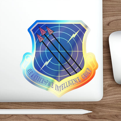 Air & Cyberspace Intelligence Group (U.S. Air Force) Holographic STICKER Die-Cut Vinyl Decal-The Sticker Space
