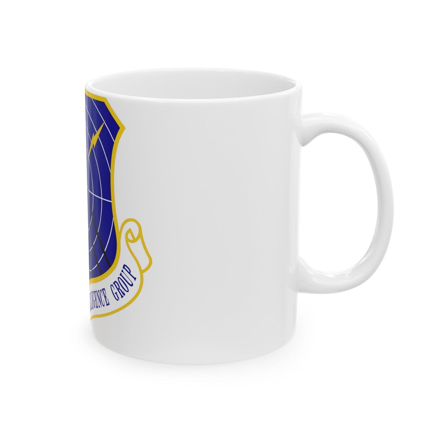 Air & Cyberspace Intelligence Group (U.S. Air Force) White Coffee Mug-The Sticker Space