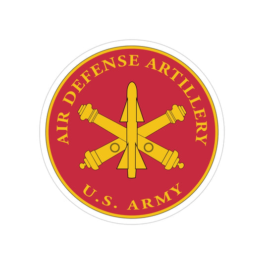 Air Defense Artillery Branch (U.S. Army) Transparent STICKER Die-Cut Vinyl Decal-6 Inch-The Sticker Space
