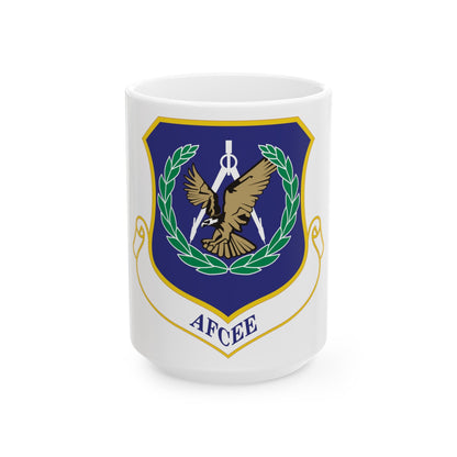 Air Force Center for Engineering and the Environment (U.S. Air Force) White Coffee Mug-15oz-The Sticker Space