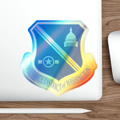 Air Force District of Washington (U.S. Air Force) Holographic STICKER Die-Cut Vinyl Decal-The Sticker Space