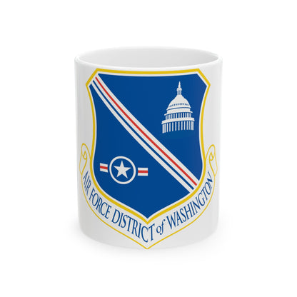 Air Force District of Washington (U.S. Air Force) White Coffee Mug-11oz-The Sticker Space