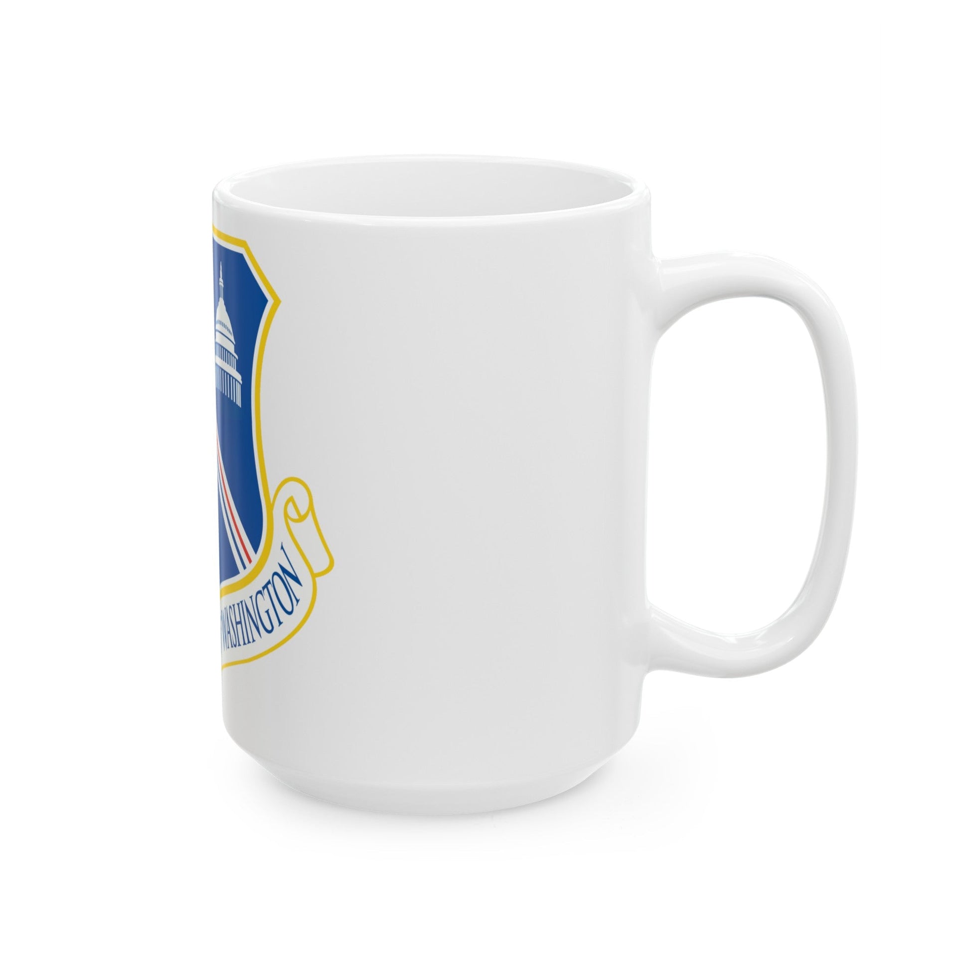 Air Force District of Washington (U.S. Air Force) White Coffee Mug-The Sticker Space