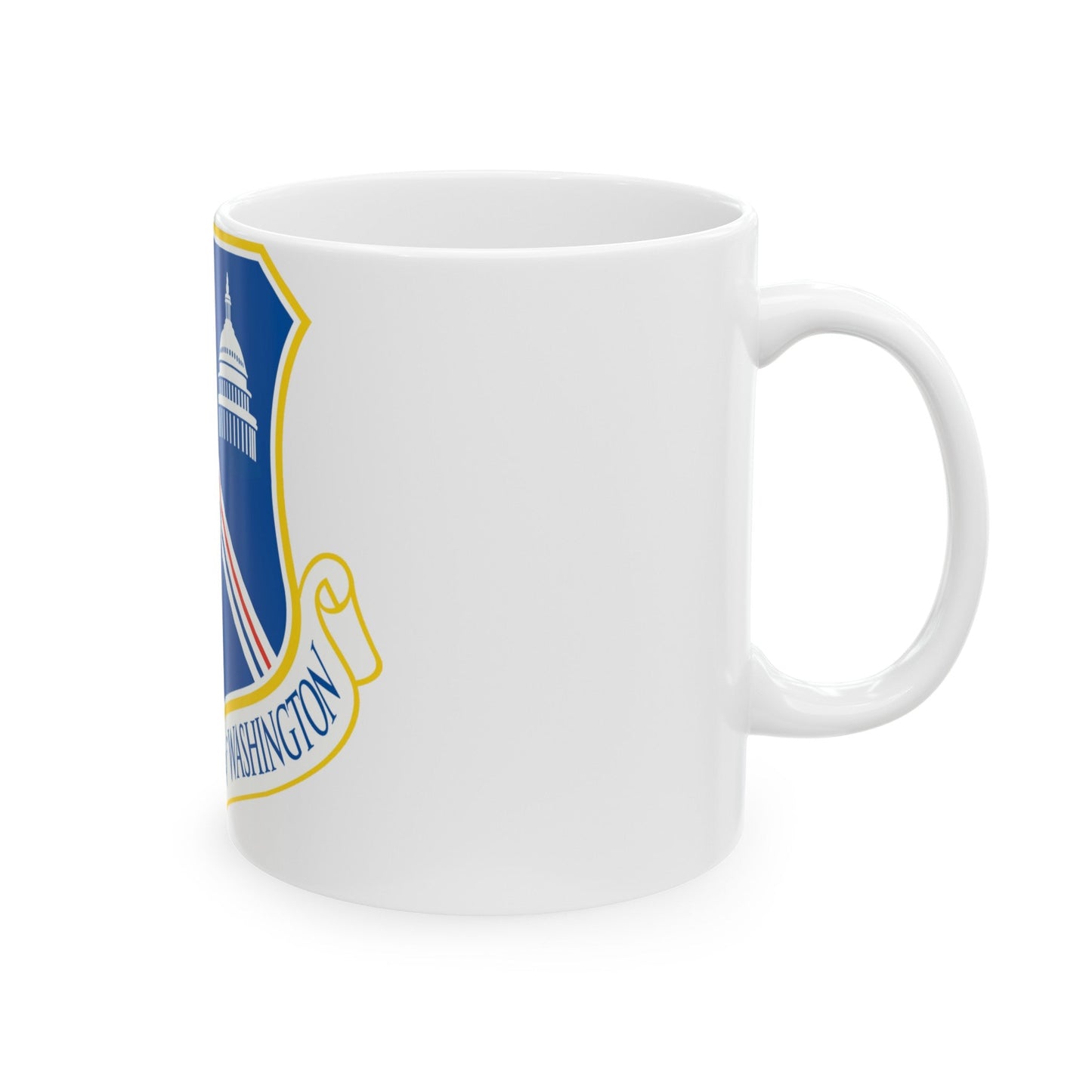 Air Force District of Washington (U.S. Air Force) White Coffee Mug-The Sticker Space