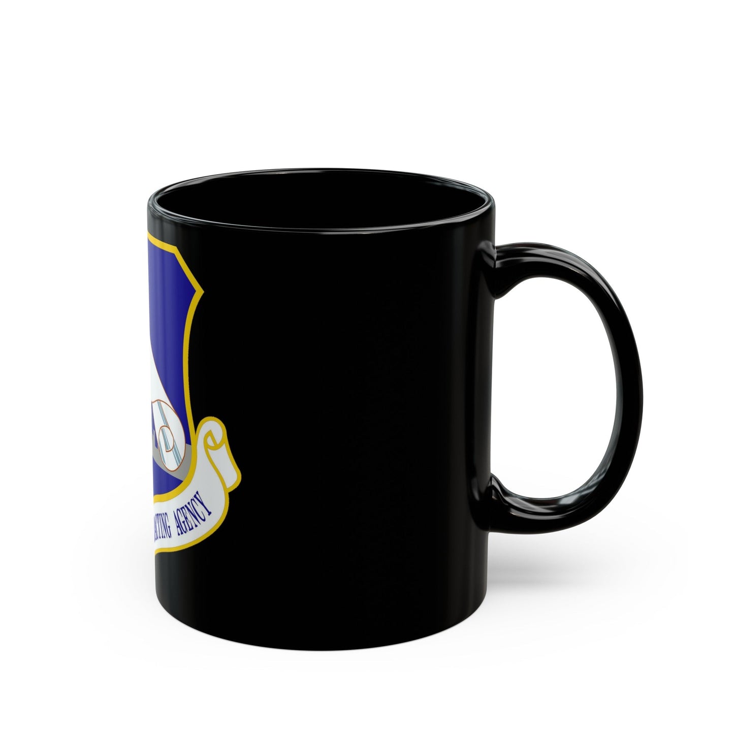 Air Force Installation Contracting Agency (U.S. Air Force) Black Coffee Mug-The Sticker Space