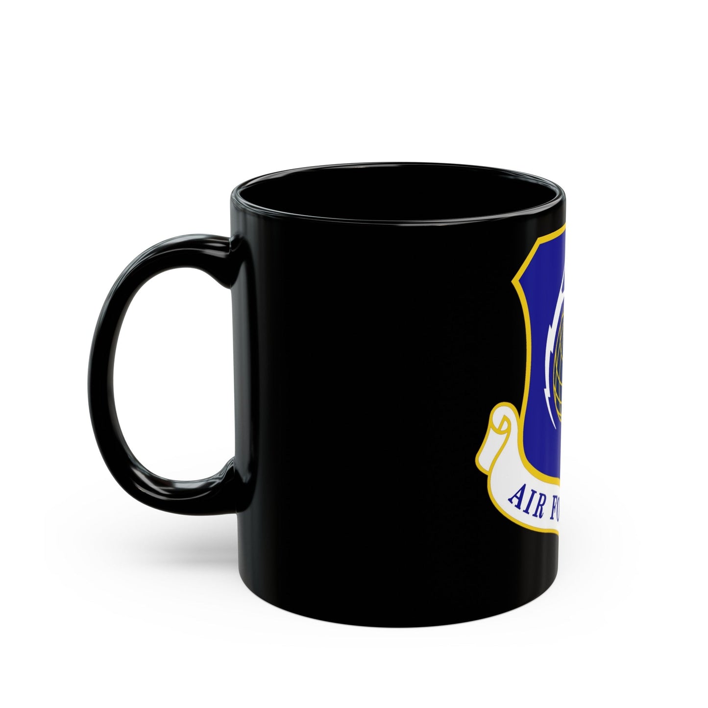 Air Force Life Cycle Management Center (U.S. Air Force) Black Coffee Mug-The Sticker Space