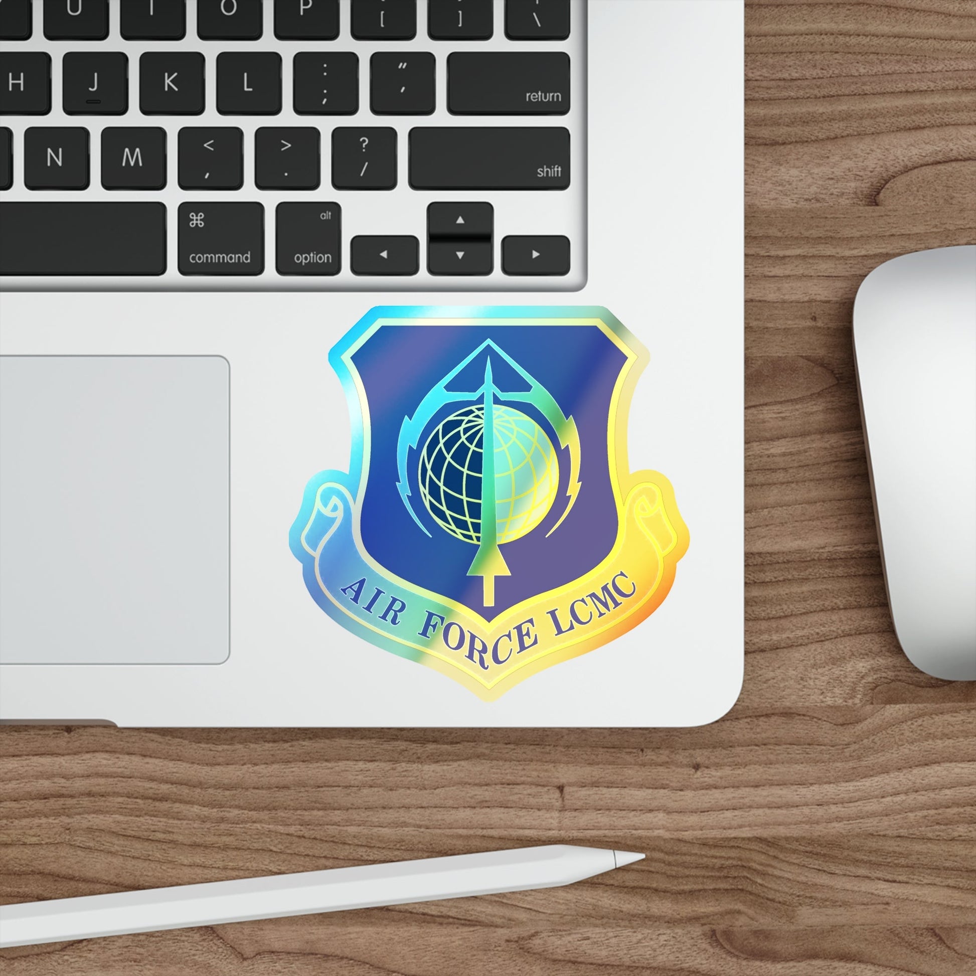 Air Force Life Cycle Management Center (U.S. Air Force) Holographic STICKER Die-Cut Vinyl Decal-The Sticker Space