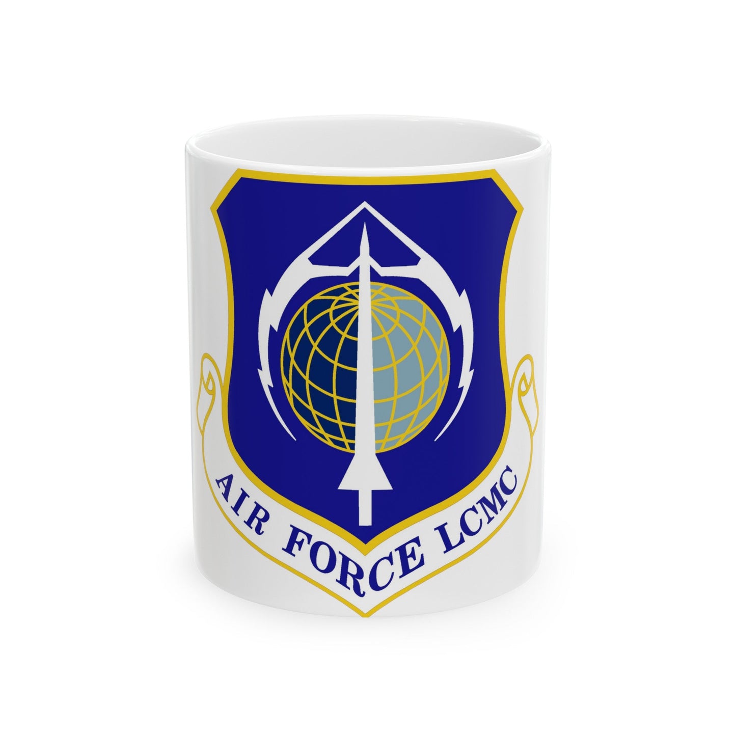 Air Force Life Cycle Management Center (U.S. Air Force) White Coffee Mug-11oz-The Sticker Space