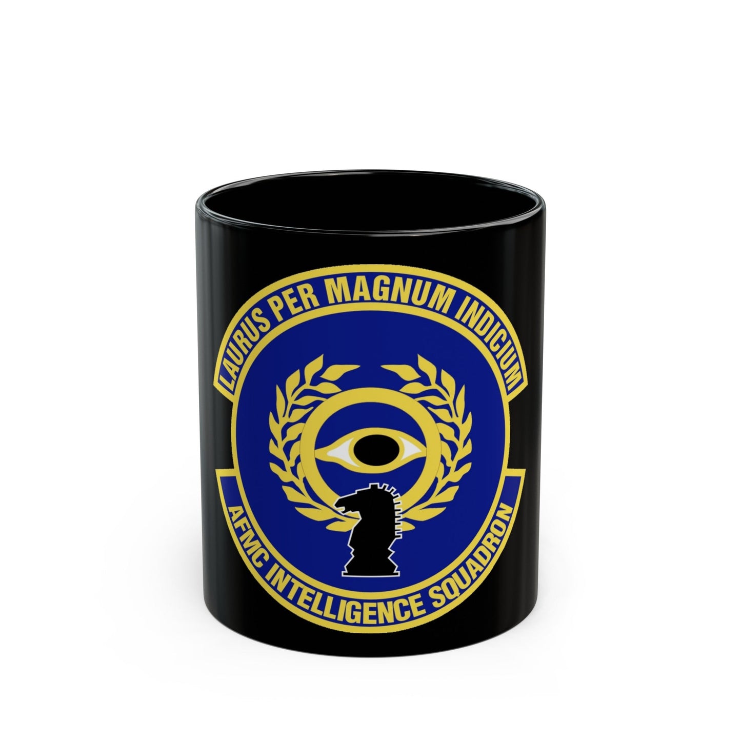 Air Force Materiel Command Intelligence Squadron (U.S. Air Force) Black Coffee Mug-11oz-The Sticker Space