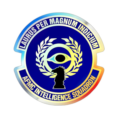 Air Force Materiel Command Intelligence Squadron (U.S. Air Force) Holographic STICKER Die-Cut Vinyl Decal-2 Inch-The Sticker Space
