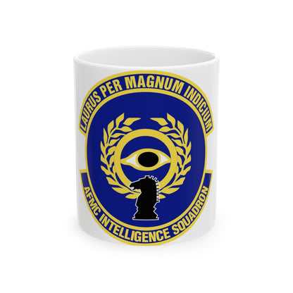 Air Force Materiel Command Intelligence Squadron (U.S. Air Force) White Coffee Mug-11oz-The Sticker Space