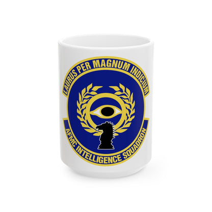 Air Force Materiel Command Intelligence Squadron (U.S. Air Force) White Coffee Mug-15oz-The Sticker Space