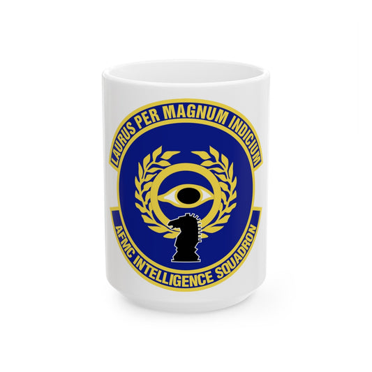 Air Force Materiel Command Intelligence Squadron (U.S. Air Force) White Coffee Mug-15oz-The Sticker Space