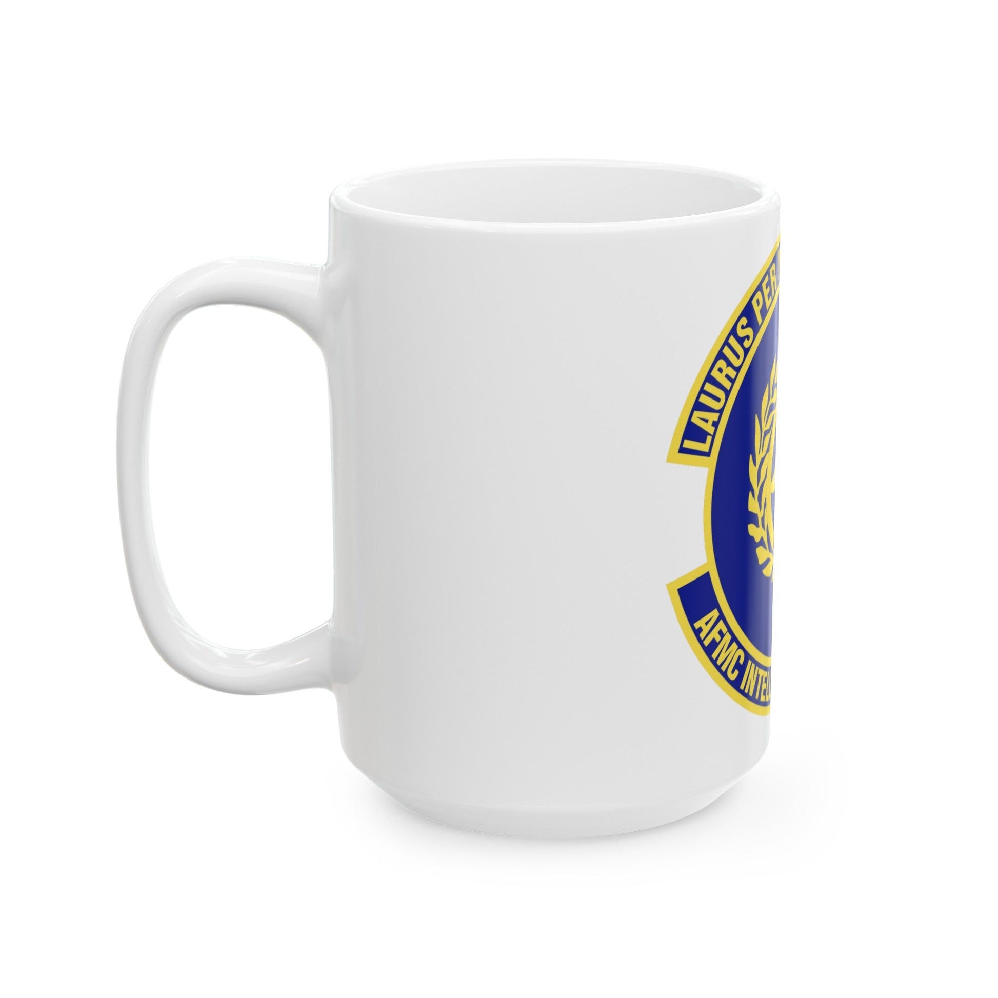 Air Force Materiel Command Intelligence Squadron (U.S. Air Force) White Coffee Mug-The Sticker Space