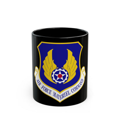 Air Force Materiel Command (U.S. Air Force) Black Coffee Mug-11oz-The Sticker Space