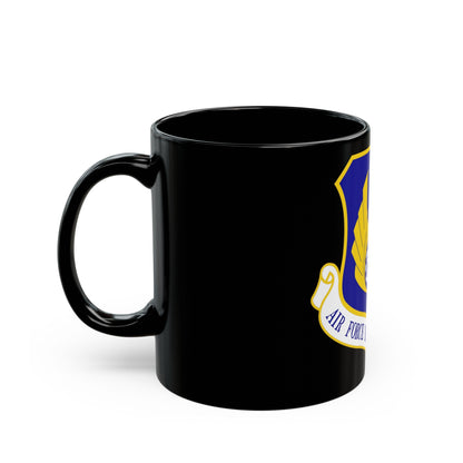 Air Force Materiel Command (U.S. Air Force) Black Coffee Mug-The Sticker Space