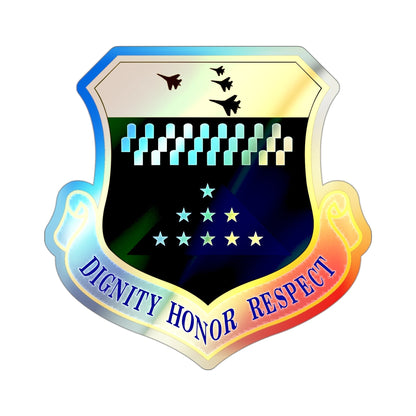 Air Force Mortuary Affairs Operations (U.S. Air Force) Holographic STICKER Die-Cut Vinyl Decal-3 Inch-The Sticker Space