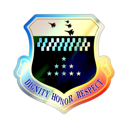 Air Force Mortuary Affairs Operations (U.S. Air Force) Holographic STICKER Die-Cut Vinyl Decal-4 Inch-The Sticker Space