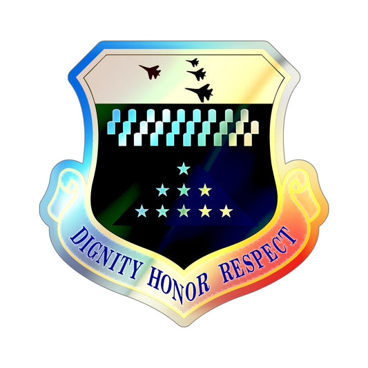 Air Force Mortuary Affairs Operations (U.S. Air Force) Holographic STICKER Die-Cut Vinyl Decal-6 Inch-The Sticker Space