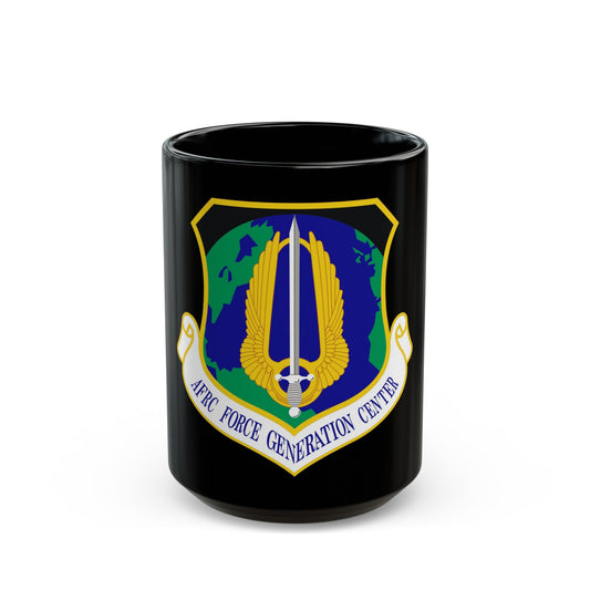 Air Force Reserve Command Force Generation Center (U.S. Air Force) Black Coffee Mug-15oz-The Sticker Space