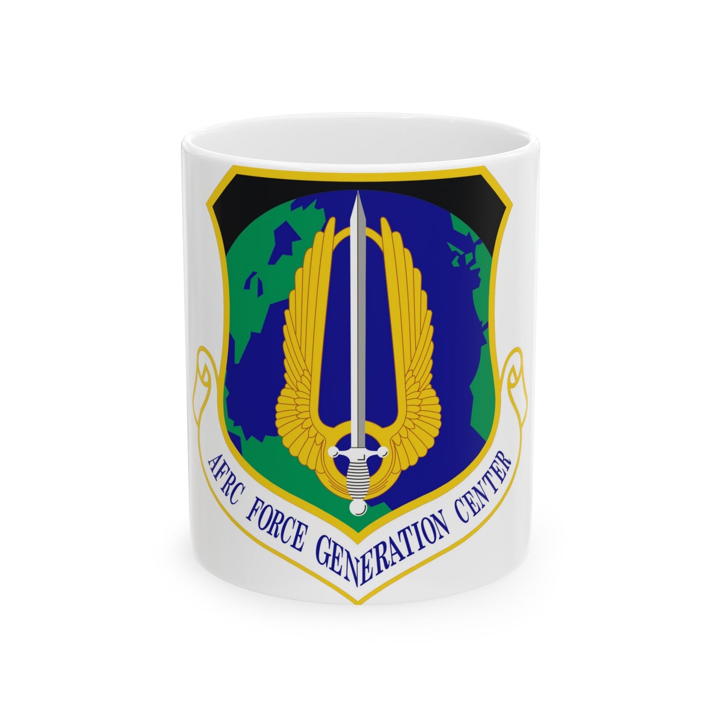 Air Force Reserve Command Force Generation Center (U.S. Air Force) White Coffee Mug-11oz-The Sticker Space