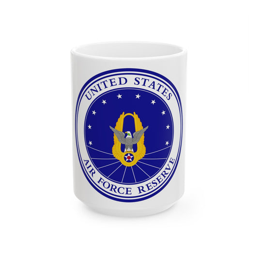Air Force Reserve (U.S. Air Force) White Coffee Mug-15oz-The Sticker Space