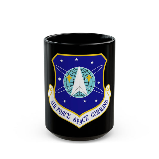 Air Force Space Command (U.S. Air Force) Black Coffee Mug-15oz-The Sticker Space