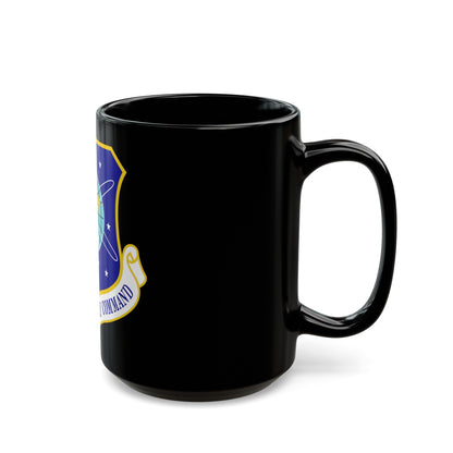 Air Force Space Command (U.S. Air Force) Black Coffee Mug-The Sticker Space