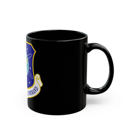 Air Force Space Command (U.S. Air Force) Black Coffee Mug-The Sticker Space