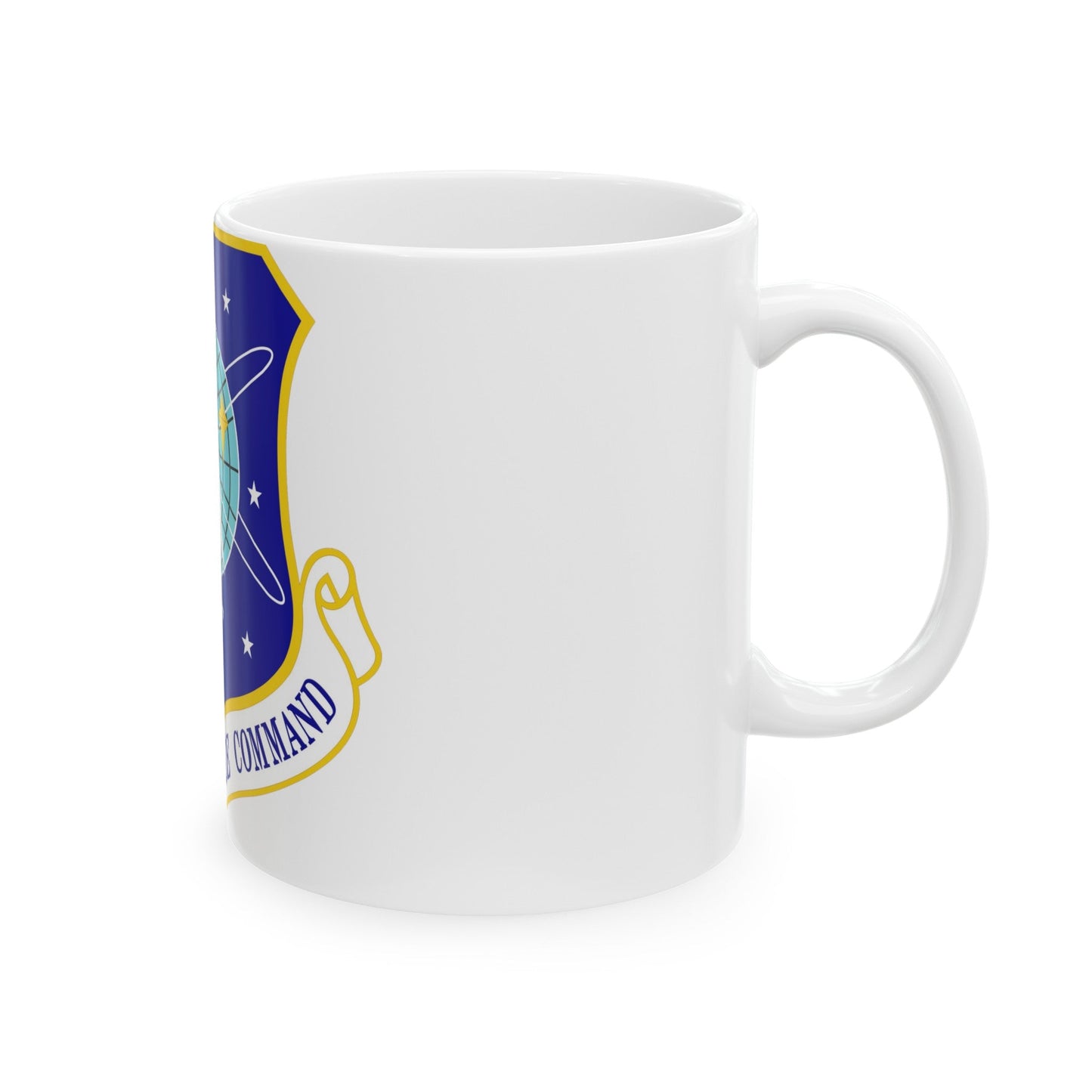 Air Force Space Command (U.S. Air Force) White Coffee Mug-The Sticker Space