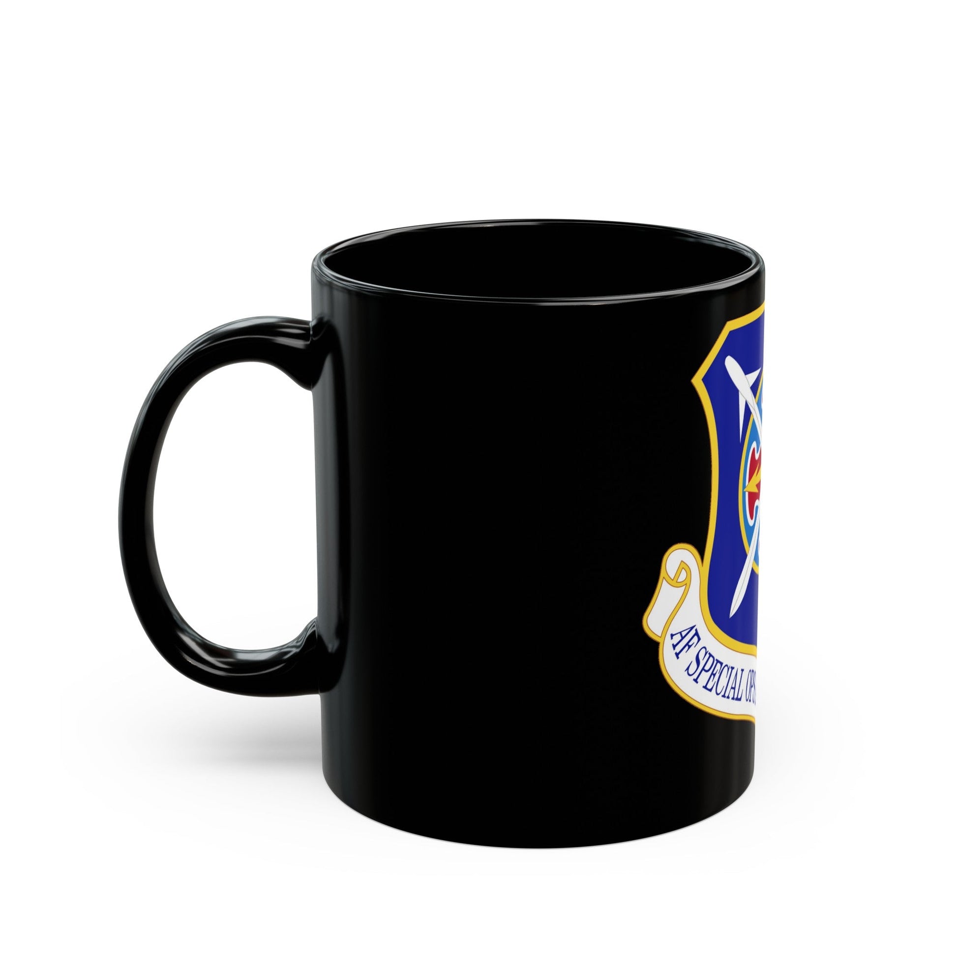 Air Force Special Operations Air Warfare Center (U.S. Air Force) Black Coffee Mug-The Sticker Space